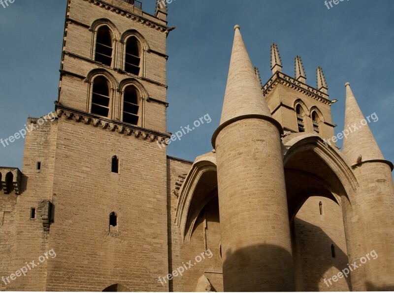 France Montpellier Cathedral Tours Church