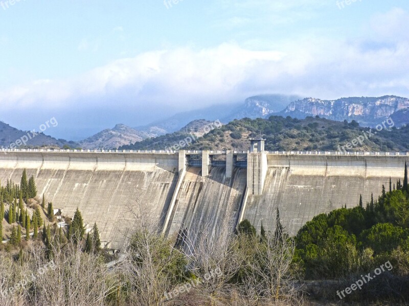 Dam Marsh Siurana Priorat Reservoir