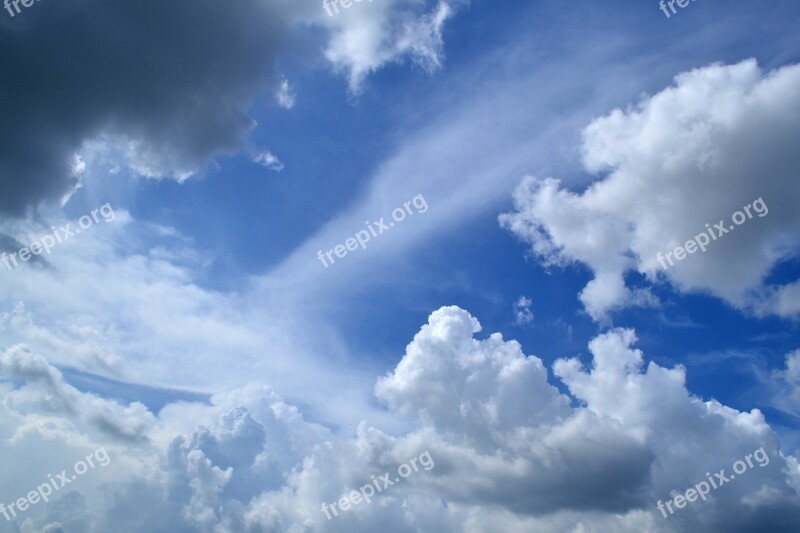 Clouds Miracle Beautiful Sky Blue