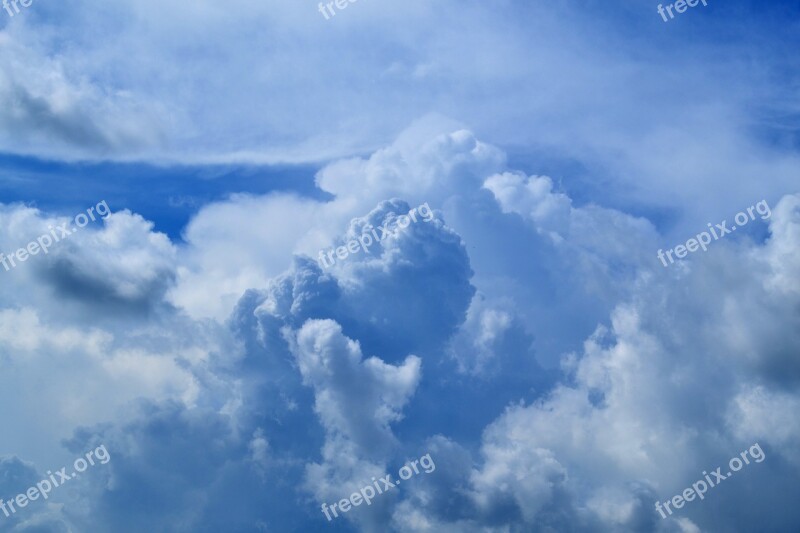 Clouds Miracle Beautiful Sky Blue