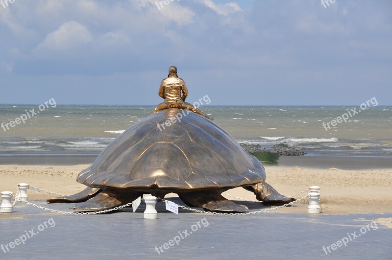 Beach Nieuwpoort Blue Sky Air Holiday