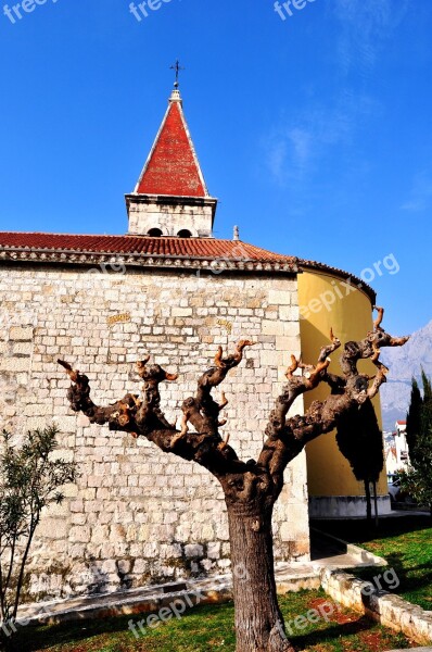 Makarska Croatia Church Wall Christian