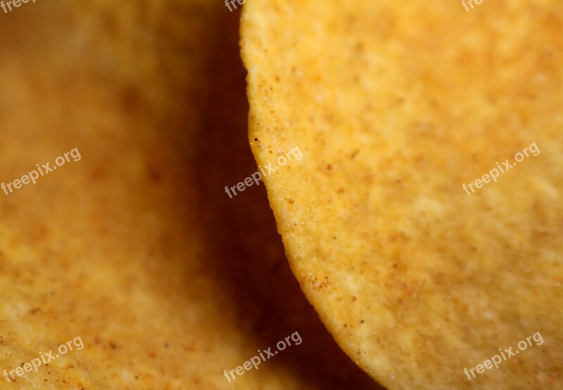 Chips Stack Of Chips Yellow Potato Chips Food