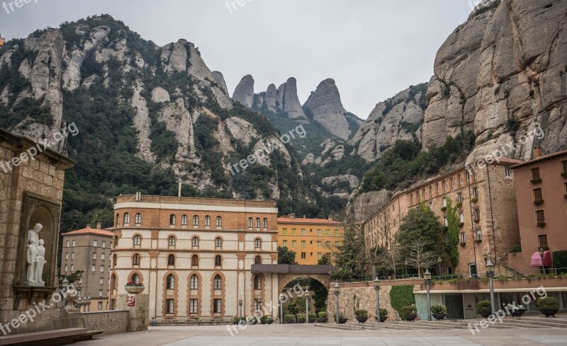 Montserrat Monastery Spain Travel Architecture