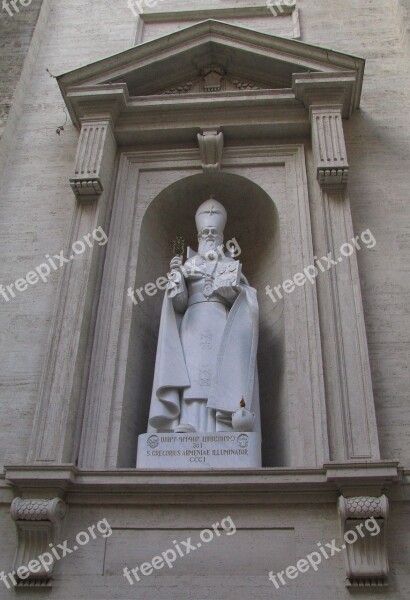 Vatican St Peter's Basilica Statue Rome Free Photos