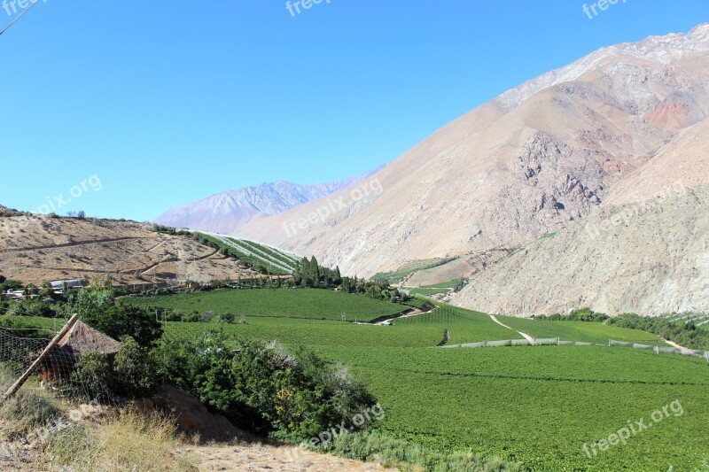 Mountain Chile Elqui Pisco Free Photos