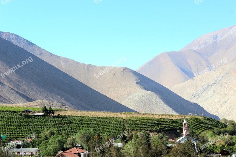 Mountain Chile Elqui Mount Large