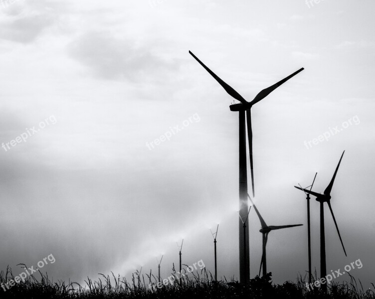 Windräder Sprenkler Water Energy Garzweiler