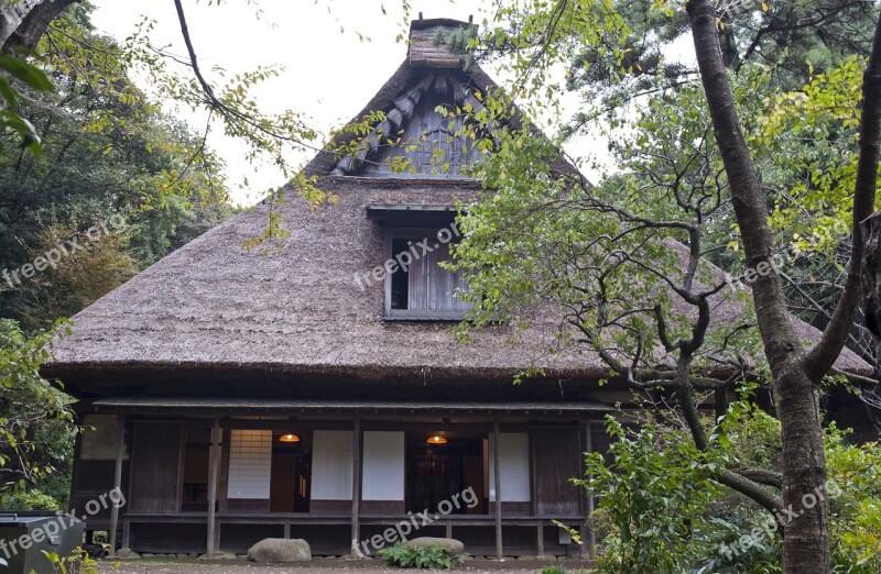 The Yanohara Japanese House Traditional Garden In Yokohama Japan