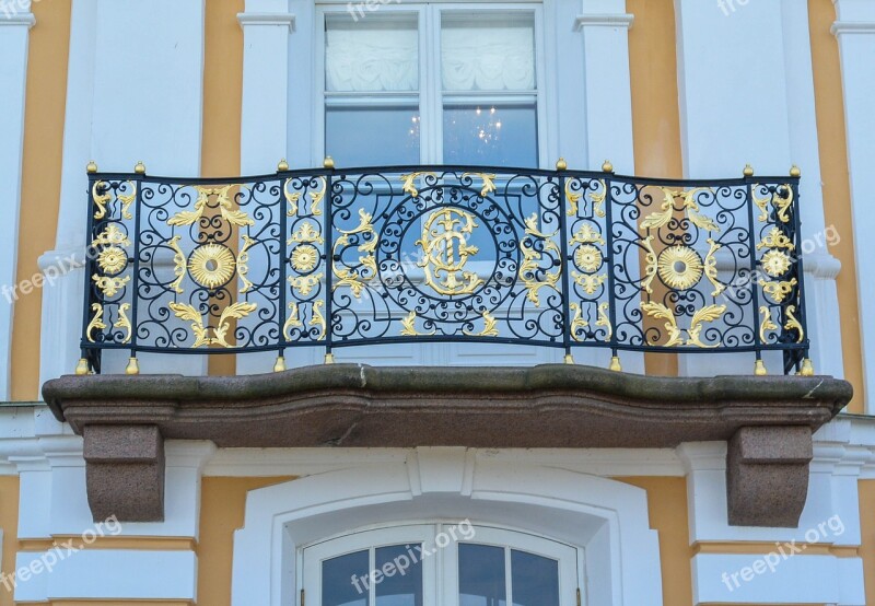 Balcony Baroque Gold Metal Krypno Plan