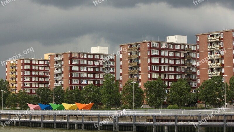 Hamburg Row Harbor Building Free Photos