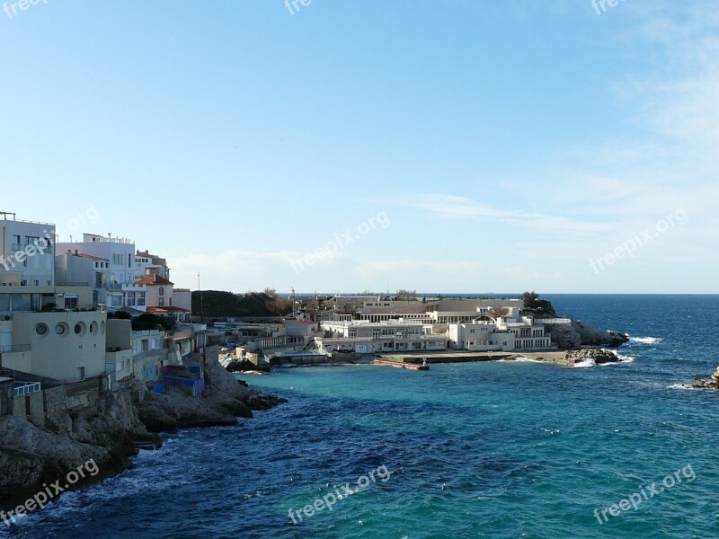 Marseille France Sea Mediterranean Free Photos