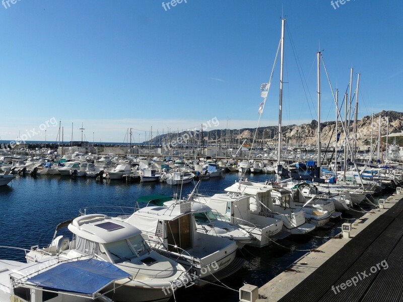 Marseille Old Port France Free Photos