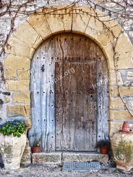 Old Door Segments Farmhouse Priorat Arc