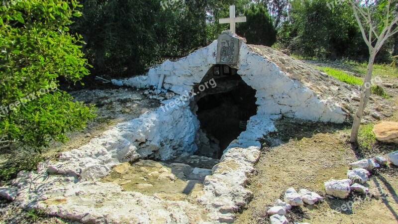 Cyprus Xylofagou Panagia Cave Church