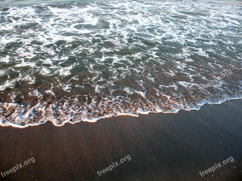 Sea Shore Sand Wave Lace