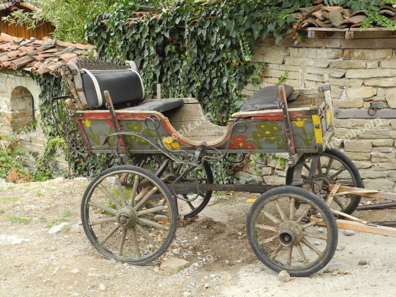 Coach Horse Drawn Carriage Wagon Antique Nostalgia