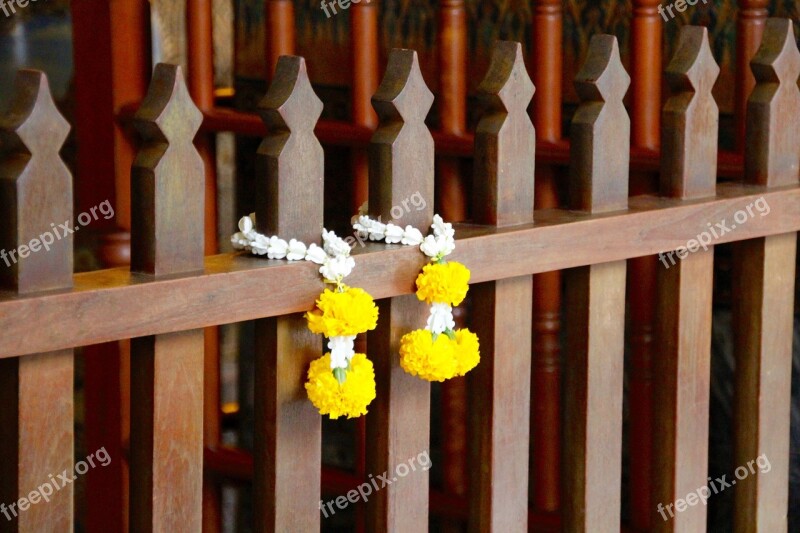 Flowers Jewellery Faith Religion Fence