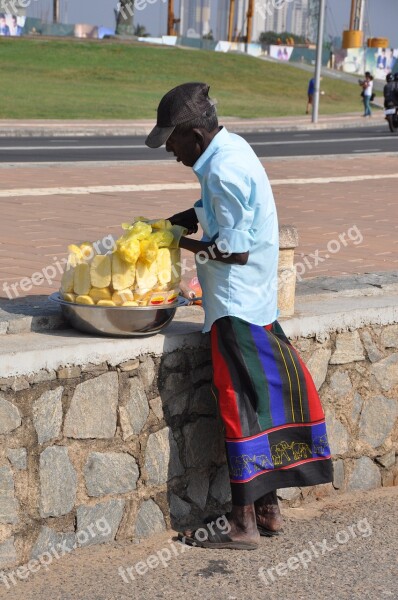 Srilanka Travel Pineapple Seller Free Photos