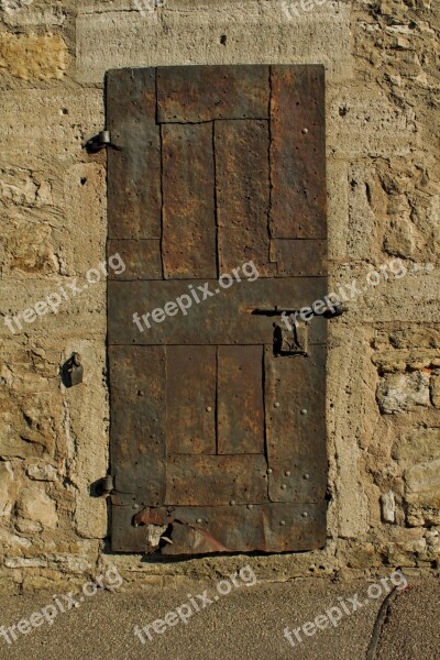 Iron Door Input Ancient Times History Free Photos