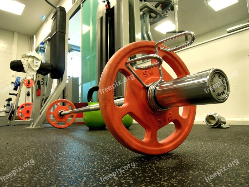 In The Gym Weight Rail The Device Sports