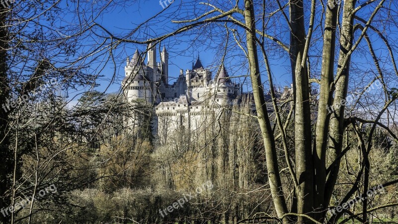 Castle Of Pierrefonds Medieval Middle Ages France Heritage Tourism