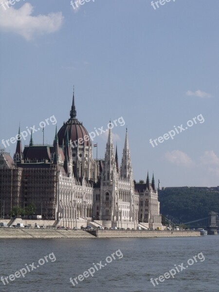 Budapest Parliament Danube Hungary Hungarian Parliament Building