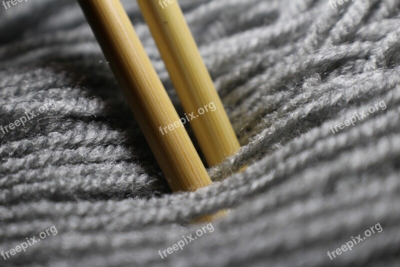 Needle Knit Hand Labor Hobby Wool