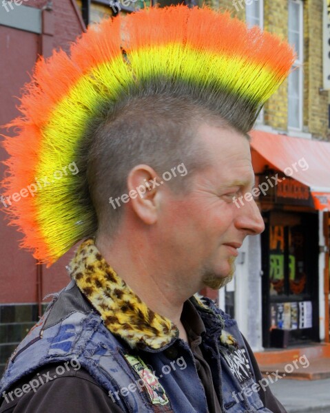 Punks Colored Hair Outsider Unusual Free Photos