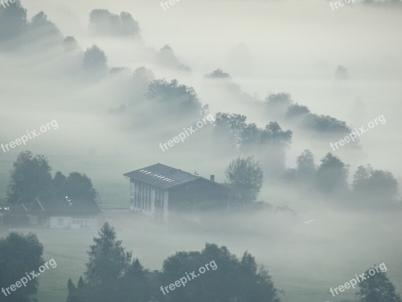 Fog Mist Sunrise Nature Clouds