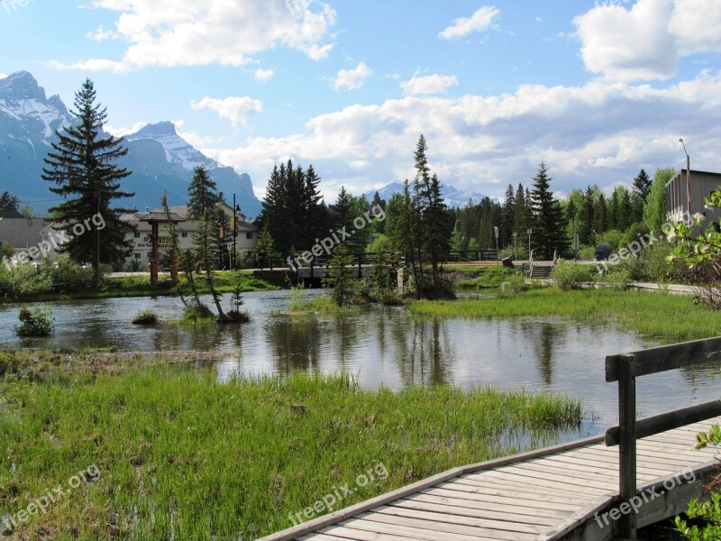 Canmore Alberta Canada Nature Rockies