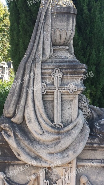 Cross Cemetery Tombstone Grave Old Cemetery