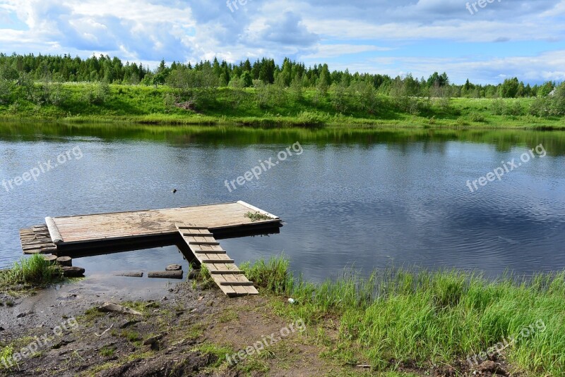 Raft River Sky Clouds Nature