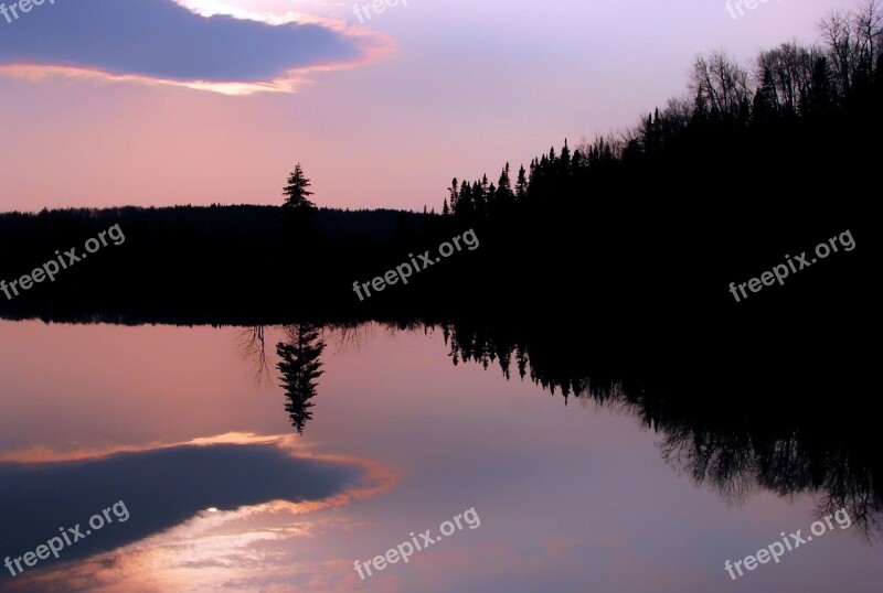 Landscape Reflections Water Nature Lake