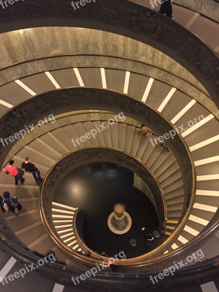 Museum Rome Scale Spiral Free Photos