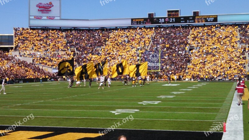 Iowa Hawkeyes Stadium Iowa City Football