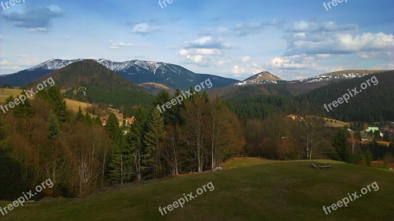 Donovaly Low Tatras Mountains Slovakia Slovak Mountains