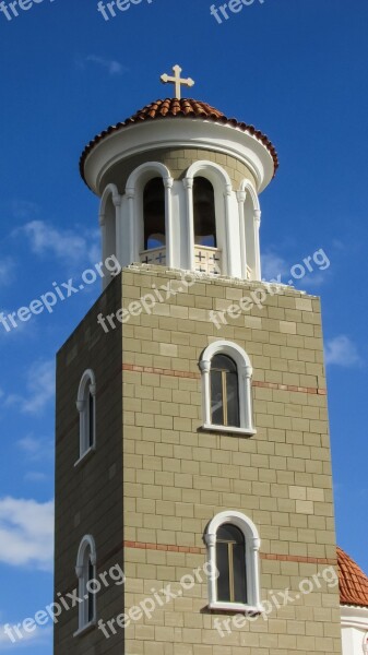 Cyprus Liopetri Church Belfry Architecture