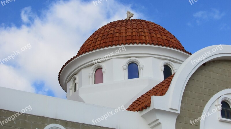 Cyprus Liopetri Church Dome Architecture