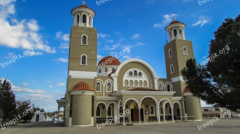 Cyprus Liopetri Panagia Eleoussa Church Orthodox