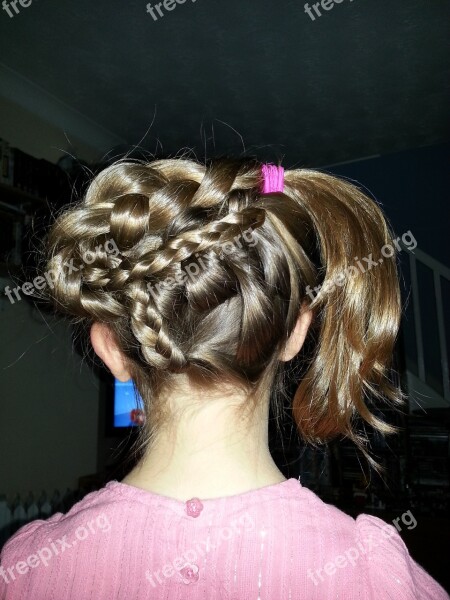 Hair Plait Braid Girl Creative