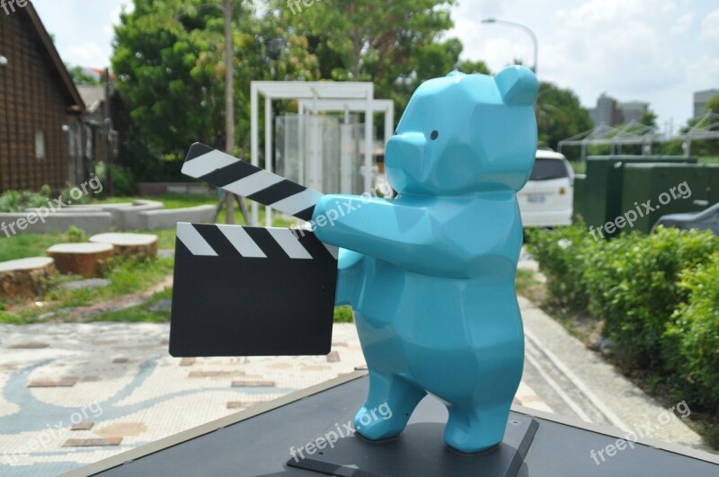 Tainan The Film Taiwan Blue Bear Free Photos