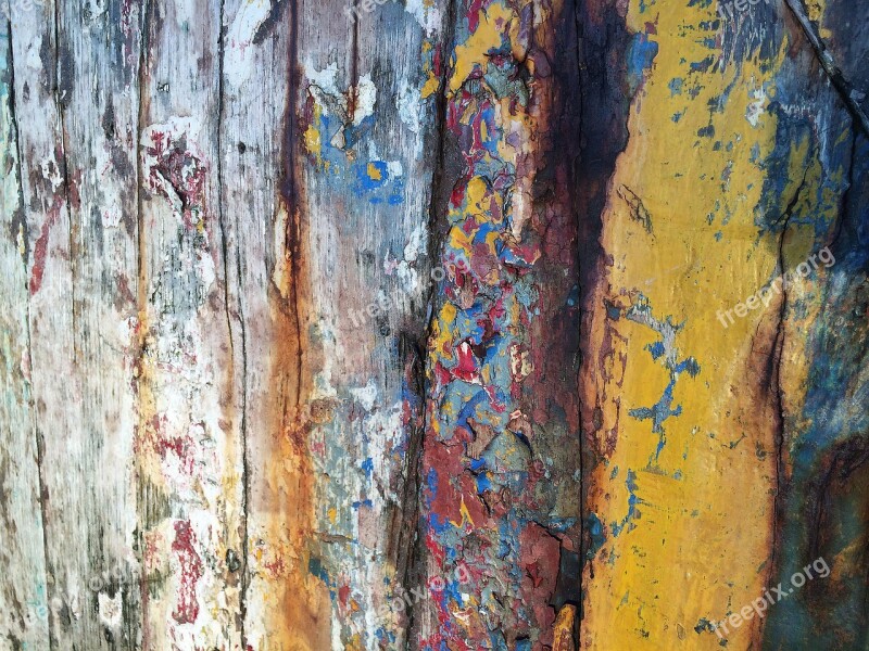 Color Wood Old Paint Old Structure