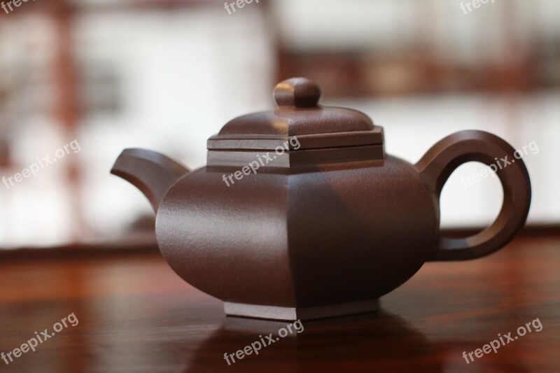 Traditional Pot Purple Tea Drink