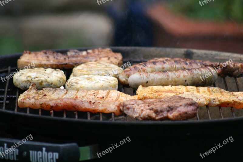 Grill Barbecue Sausage Grilled Meats Meat