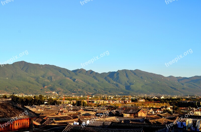 Alpine Village The Ancient Town Lijiang Free Photos