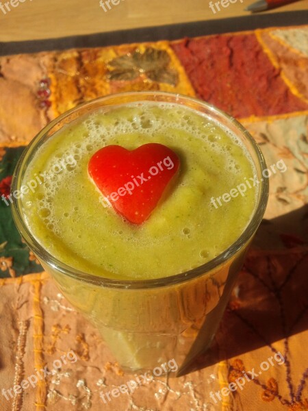 Smoothie Apple Heart Healthy Food Enjoy