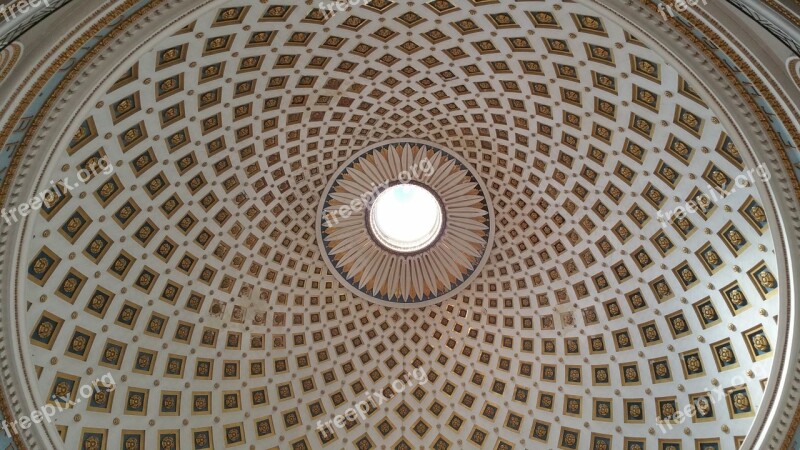 Mosta Malta Church Dome Landmark