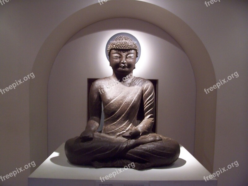 Buddha Asia Rel Religion Statue