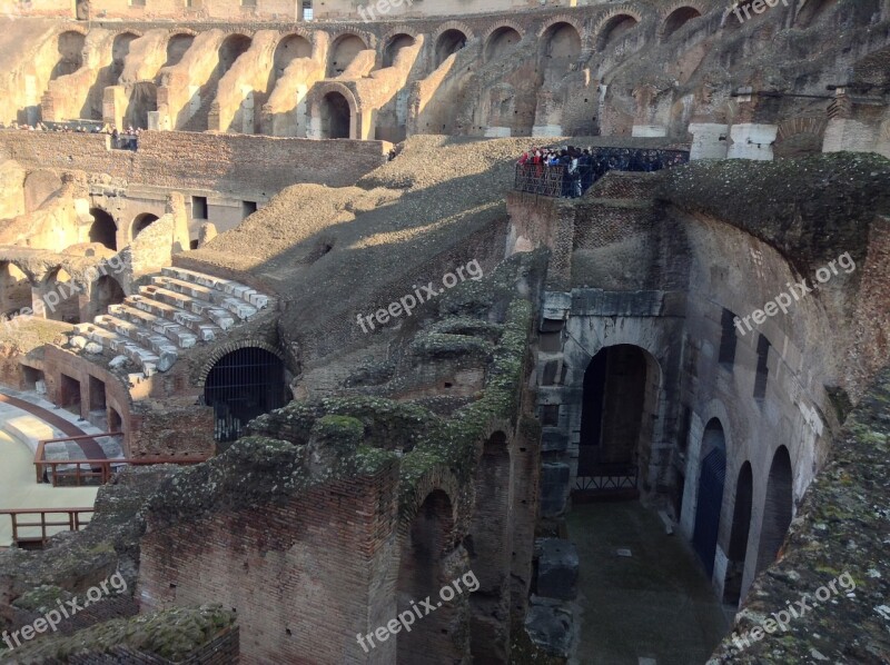 Italy Colosseum Rome Monument Building